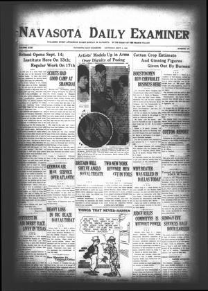 Navasota Daily Examiner (Navasota, Tex.), Vol. 31, No. 181, Ed. 1 Saturday, September 8, 1928