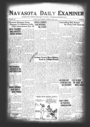 Navasota Daily Examiner (Navasota, Tex.), Vol. 31, No. 184, Ed. 1 Wednesday, September 12, 1928