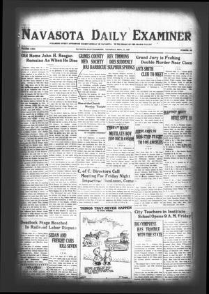 Navasota Daily Examiner (Navasota, Tex.), Vol. 31, No. 185, Ed. 1 Thursday, September 13, 1928