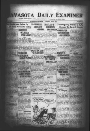Navasota Daily Examiner (Navasota, Tex.), Vol. 31, No. 247, Ed. 1 Saturday, November 24, 1928