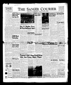 Primary view of object titled 'The Sanger Courier (Sanger, Tex.), Vol. 48, No. 13, Ed. 1 Thursday, January 16, 1947'.