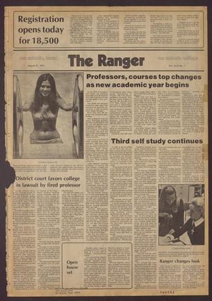 Primary view of object titled 'The Ranger (San Antonio, Tex.), Vol. 49, No. 1, Ed. 1 Wednesday, August 21, 1974'.