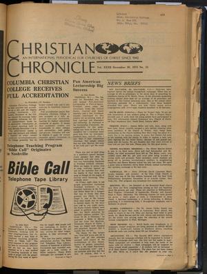 Primary view of object titled 'Christian Chronicle (Nashville, Tenn.), Vol. 32, No. 24, Ed. 1 Tuesday, December 30, 1975'.