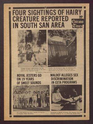 Chicano Times (San Antonio, Tex.), Vol. 6, No. 99, Ed. 1 Friday, September 3, 1976