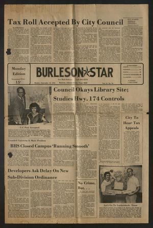 Primary view of object titled 'Burleson Star (Burleson, Tex.), Vol. 13, No. 94, Ed. 1 Monday, September 18, 1978'.