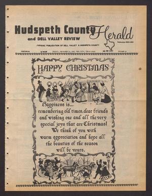 Hudspeth County Herald and Dell Valley Review (Dell City, Tex.), Vol. 29, No. 17, Ed. 1 Friday, December 20, 1985