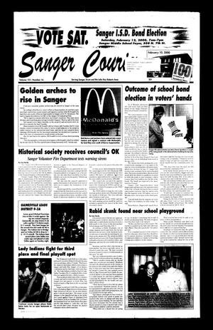 Primary view of object titled 'Sanger Courier (Sanger, Tex.), Vol. 101, No. 16, Ed. 1 Thursday, February 10, 2000'.