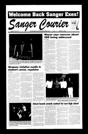Primary view of object titled 'Sanger Courier (Sanger, Tex.), Vol. 101, No. 50, Ed. 1 Thursday, October 5, 2000'.
