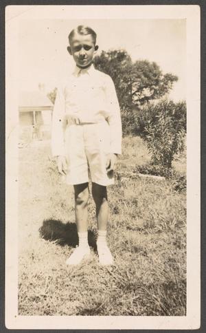 Primary view of object titled '[Young Wendell Tarver]'.