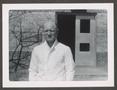 Primary view of [Gene Jeckel Outside Briggs Hall]