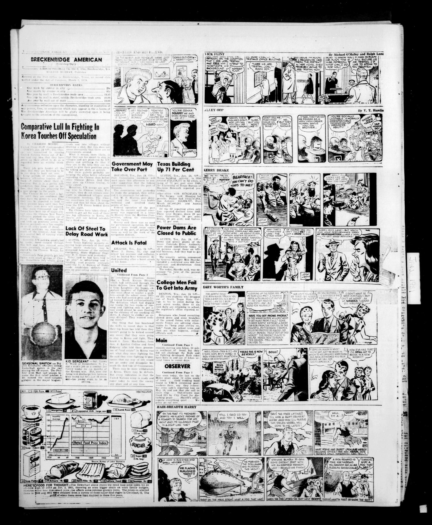 Breckenridge American (Breckenridge, Tex.), Vol. 31, No. 20, Ed. 1 Wednesday, January 24, 1951
                                                
                                                    [Sequence #]: 2 of 4
                                                