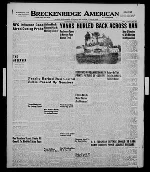Breckenridge American (Breckenridge, Tex.), Vol. 31, No. 48, Ed. 1 Wednesday, February 21, 1951