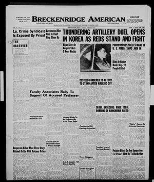 Breckenridge American (Breckenridge, Tex.), Vol. 31, No. 73, Ed. 1 Friday, March 16, 1951