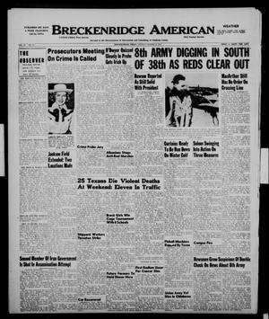 Breckenridge American (Breckenridge, Tex.), Vol. 31, No. 75, Ed. 1 Monday, March 19, 1951
