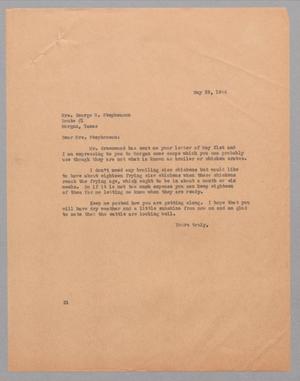 [Letter from Daniel W. Kempner to George W. Stephenson, May 29, 1944]