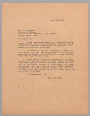 [Letter from Daniel W. Kempner to Bill Carmichael, March 24, 1948]