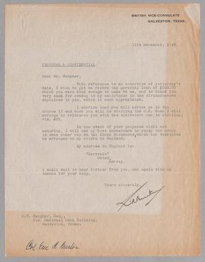 [Letter from Eric R. Burton to D. W. Kempner, December 11, 1947]