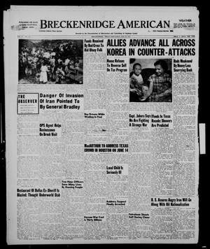 Breckenridge American (Breckenridge, Tex.), Vol. 31, No. 131, Ed. 1 Wednesday, May 23, 1951