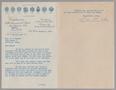 Primary view of [Letter from Cartier Inc. to Jeane Kempner, October 02, 1948]
