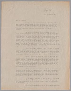[Letter from Charles M. Cree to D. W. Kempner, September 18, 1948]