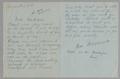 Letter: [Handwritten Letter from Mrs. Marguerite to Jeane Kempner, August 24,…