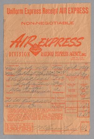 [Receipt for Items Shipped by D. W. Kempner, December 1948]