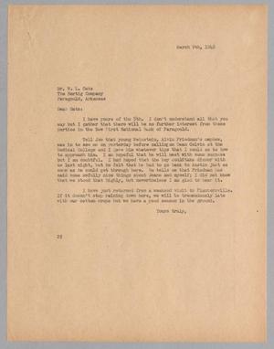 [Letter from Daniel W. Kempner to William L. Gatz, March 9, 1948]