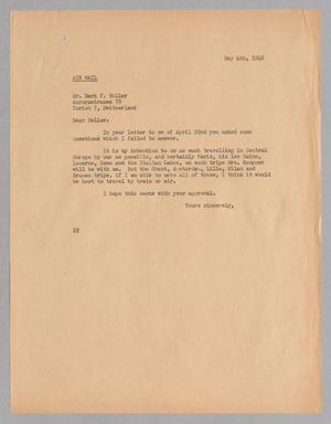 [Letter from Daniel W. Kempner to Mark F. Heller, May 4, 1948]