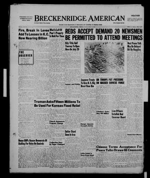 Primary view of object titled 'Breckenridge American (Breckenridge, Tex.), Vol. 31, No. 174, Ed. 1 Sunday, July 15, 1951'.