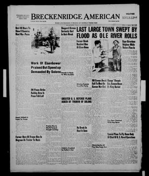 Primary view of object titled 'Breckenridge American (Breckenridge, Tex.), Vol. 31, No. 180, Ed. 1 Monday, July 23, 1951'.