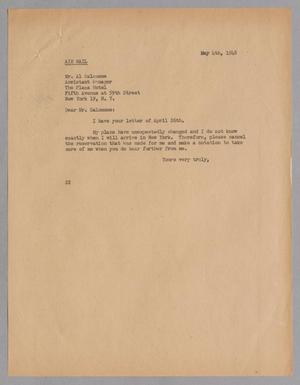 [Letter from Daniel W. Kempner to Al Salomone, May 4, 1948]