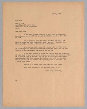 [Letter from Daniel W. Kempner to Mr. S. Kida, May 6, 1948]
