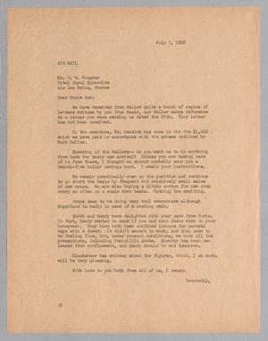 [Letter from Harris Leon Kempner to D. W. Kempner, July 7, 1948]