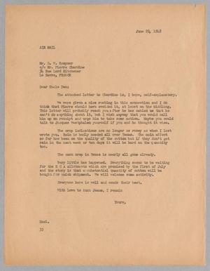 [Letter from Harris L. Kempner to Mr. D. W. Kempner, June 22, 1948]