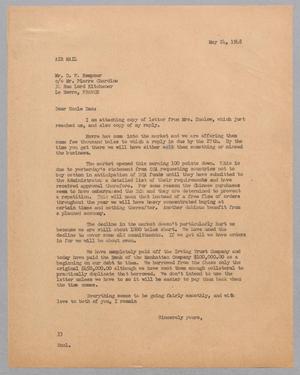 [Letter from Harris Leon Kempner to D. W. Kempner, May 21, 1948]
