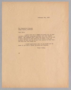 Primary view of object titled '[Memorandum from Daniel W. Kempner, February 9, 1948]'.