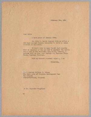 [Letter from Daniel W. Kempner to , February 5, 1948]