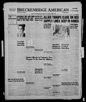 Breckenridge American (Breckenridge, Tex.), Vol. 31, No. 224, Ed. 1 Thursday, September 13, 1951