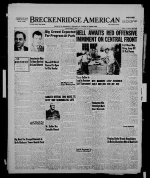 Breckenridge American (Breckenridge, Tex.), Vol. 31, No. 226, Ed. 1 Sunday, September 16, 1951