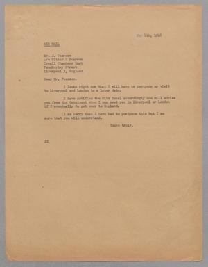 [Letter from Daniel W. Kempner to J. Pearson, May 4, 1948]