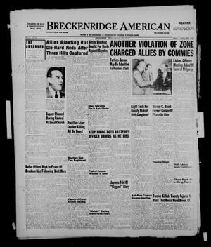 Breckenridge American (Breckenridge, Tex.), Vol. 31, No. 228, Ed. 1 Tuesday, September 18, 1951