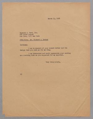 [Letter from Daniel W. Kempner to Raymond C. Yard, Inc, March 11, 1948]