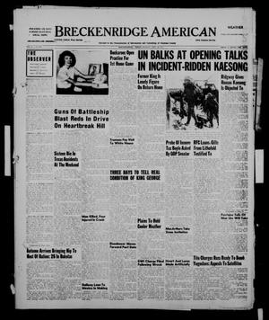 Breckenridge American (Breckenridge, Tex.), Vol. 31, No. 233, Ed. 1 Monday, September 24, 1951