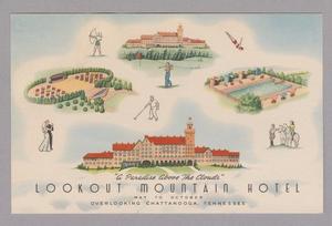Primary view of object titled '[Postcard of Lookout Mountain Hotel]'.
