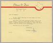 Letter: [Letter from Pittman and Davis to D. W. Kempner, September 11, 1949]