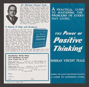 {Advertisement for The Power of Positive Thinking]