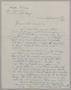 Primary view of [Handwritten Letter from Charles L. Sasportas to Daniel W. Kempner, September 17, 1951]