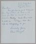 Primary view of [Handwritten Letter from Elsie Stenzel to Daniel W. Kempner, August 1, 1951]
