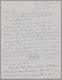 Letter: [Letter from Elsie Stenzel to Daniel W. Kempner, January 15, 1951]