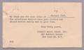 Primary view of [Letter from Liberty Music Shops, Inc. to D. W. Kempner, January 29, 1952]